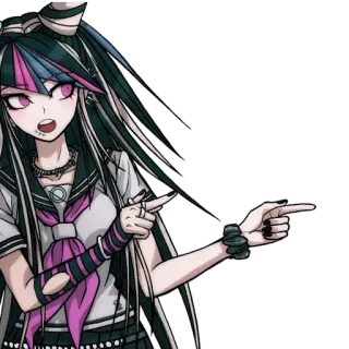 👉 Ibuki Mioda Danganronpa Anime, Zeigen, Mädchen, Ibuki Mioda, Danganronpa telegram sticker