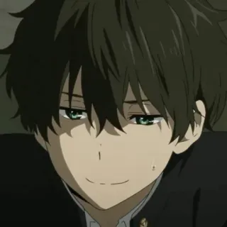 🚤 Houtarou Oreki Hyouka Anime, Personaggio, Houtarou Oreki, Hyouka telegram sticker