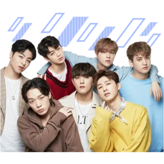 💙 grup, pria, musik, k-pop, potret telegram sticker