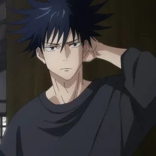 🐺 Megumi Fushiguro Jujutsu Kaisen Anime, Manga, Jujutsu Kaisen, Megumi Fushiguro, Charakter, TV Serie whatsapp sticker