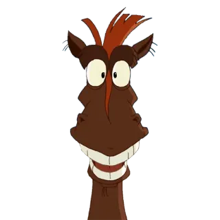 😂 ngựa, hoạt hình, động vật, hài hước telegram sticker
