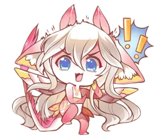 😱 Chibi, Anime, Kawaii, Mignon, Manga, Rose, Dessin animé, Personnage whatsapp sticker
