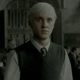 🐾 Draco Malfoy Harry Potter 드레이코 말포이, 해리 포터, 슬리데린, 마법사, 영화, 캐릭터 telegram sticker