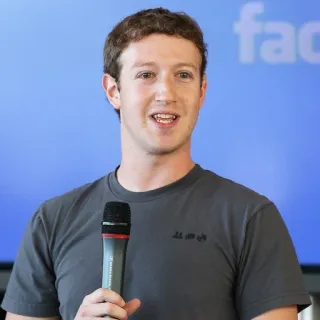 😄 Mark Zuckerberg technologie, Facebook, PDG, réseaux sociaux, entreprise telegram sticker