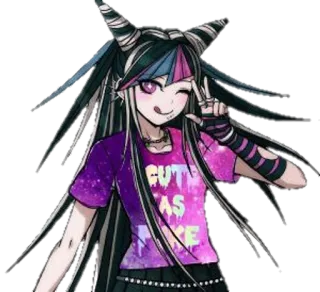 🔮 Cute As F*ck Anime, Niedlich, Mädchen, Charakter, Farbenfroh, Lustig telegram sticker