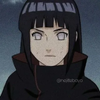 💎 Hinata Naruto @nejittebayo anime, cartoon, hinata, naruto, fanart telegram sticker