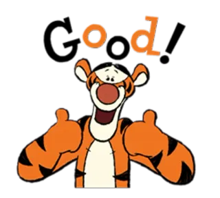 👍 Tigger od Tigger, cartoon, animal, Winnie the Pooh telegram sticker