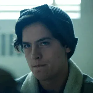 ➖ Jughead Jones Riverdale Série ado, Télévision, Série TV, Cole Sprouse, Portrait personnage telegram sticker