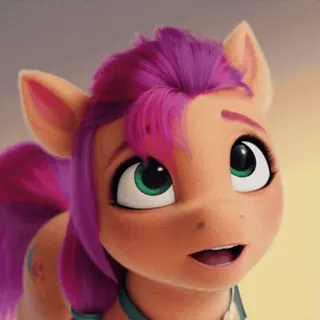 😯 Sunny Starscout My Little Pony: A New Generation Pônei, Desenho animado, Fofo, Animal, Cavalo, Animado telegram sticker
