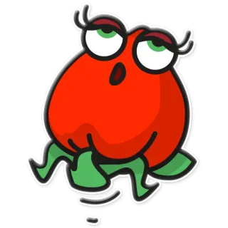 💓 Rose, Blume, Pflanze, Cartoon, Natur, Garten telegram sticker