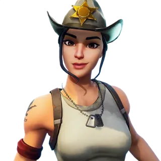 🙂 nhân vật, Fortnite, trò chơi, Cảnh sát trưởng, mũ telegram sticker