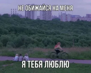 💗 НЕ ОБИЖАЙСЯ НА МЕНЯ
Я ТЕБЯ ЛЮБЛЮ liebe, entschuldigung, russisch, text telegram sticker