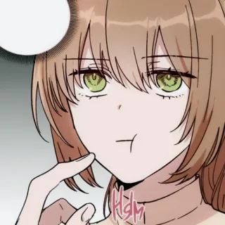 ✖️ anime, manga, cartoon, woman, girl, character telegram sticker