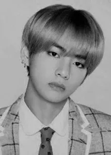 🌚 V V, BTS, K-Pop, Sänger, Idol, Porträt, Koreanisch telegram sticker