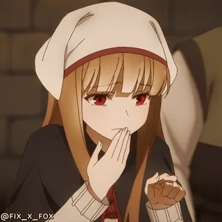 🤦♀️ Holo Spice and Wolf whatsapp sticker