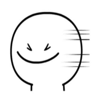 😊 Emoji, Geschwindigkeit, Bewegung, Cartoon, Laufen, Schnell, Symbol telegram sticker
