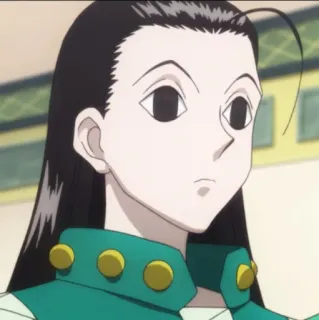 🕷 Illumi Zoldyck Hunter x Hunter Anime, Hunter x Hunter, Illumi Zoldyck, Charakter telegram sticker