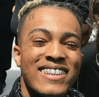 😁 XXXTentacion rappeur, XXXTentacion, musique, portrait, visage telegram sticker