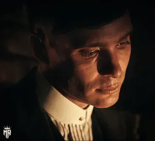 🚬 Thomas Shelby Peaky Blinders 浴血黑帮, 托马斯·谢尔比, 基利安·墨菲, 电视剧, 黑帮, 剧情 whatsapp sticker