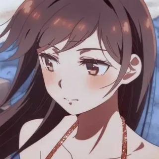 ❤️ Anime, Fille, Chizuru Ichinose, Rent-A-Girlfriend whatsapp sticker