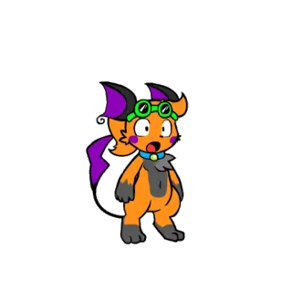 😨 Desenho animado, Animal, Gato, Fofo, Engraçado telegram sticker
