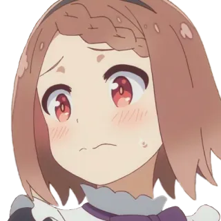 🥵 Anime, Personagem, Desenho animado, Empregada, Bonito, Garota telegram sticker