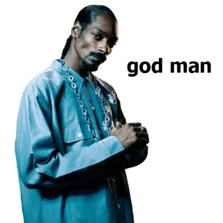 👌 Snoop Dogg god man snoop dogg, rap, rapper, god man telegram sticker