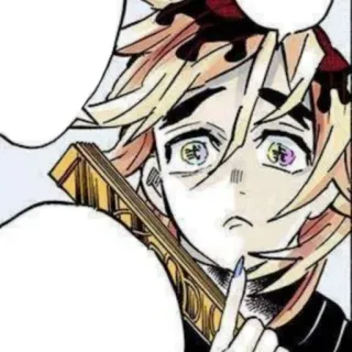 💖 Doma Demon Slayer anime, character, Doma, Demon Slayer, manga telegram sticker