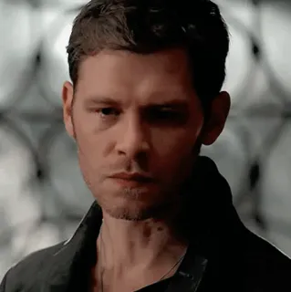 🥐 Klaus Mikaelson The Vampire Diaries homme, vampire, série TV, visage, portrait telegram sticker