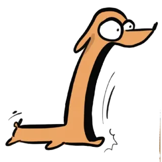 😱 cachorro, desenho animado, animal, humor, adesivo whatsapp sticker