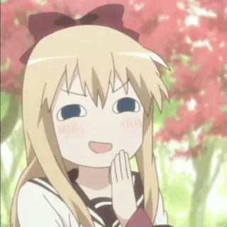 😈 Anime, Mädchen, Süß, Erröten telegram sticker