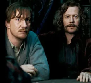 💋 Remus Lupin and Sirius Black Harry Potter wizard, friends, movie, characters telegram sticker