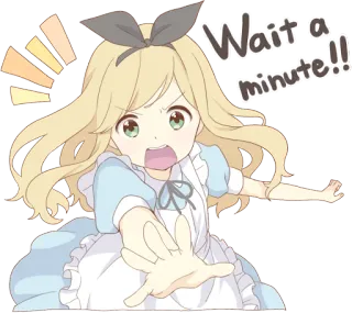 Pom's Alice Kansai dialect ENG :: @line_stickers telegram stickers