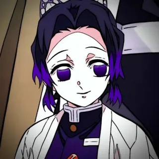 🌟 Shinobu Kocho Demon Slayer 애니메이션, 귀멸의 칼날, 코쵸 시노부, 만화 telegram sticker