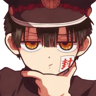 🤔 Hanako-kun Toilet-bound Hanako-kun 封 Anime, Manga, Hanako-kun, Escuela, Sobrenatural, Fantasma, Personaje telegram sticker