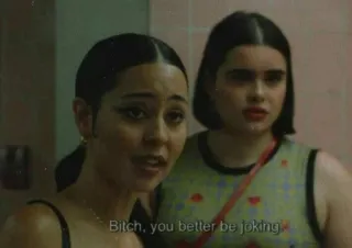 ❤️ Bitch, you better be joking. Ausdruck, Phrase, Freund, Mädchen whatsapp sticker