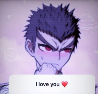 🌟 I love you ❤️ amore, cuore, messaggio, affetto, carino telegram sticker