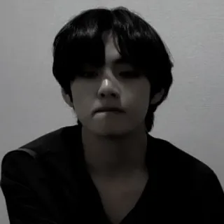 🎸 V K-pop, Idole, Chanteur, BTS, Coréen, Homme, Portrait, V whatsapp sticker