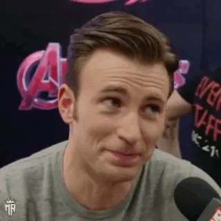 🇺🇸 Chris Evans 크리스 에반스, 배우, 유명인, 인물 사진, 남자 telegram sticker