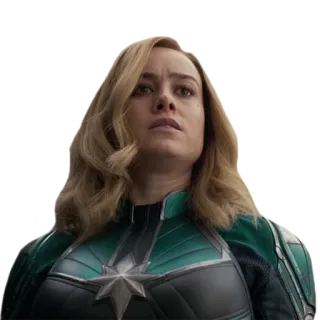 🤨 Captain Marvel 惊奇队长, 超级英雄, 漫威, 电影角色, 布丽·拉尔森, 卡罗尔·丹弗斯 telegram sticker