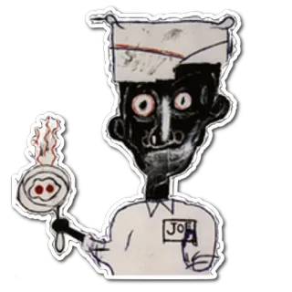 Jean-Michel Basquiat telegram stickers