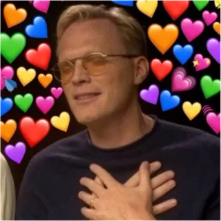 ❤️‍🔥 Paul Bettany paul bettany, herzen, liebe, brille, schauspieler, wandavision, vision telegram sticker
