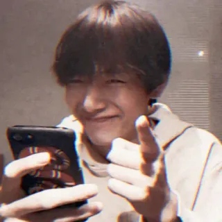 🖇️ V kpop, v, bts, 韩语, 偶像, 音乐 telegram sticker