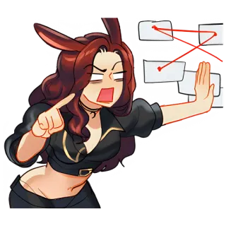 Аветт @Nyasticks telegram stickers