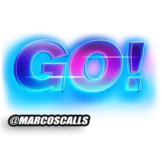 👊 GO! @MARCOS CALLS go, text, call to action telegram sticker