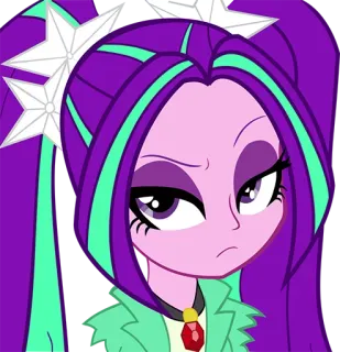 😒 Dibujos animados, Personaje, Animado, My Little Pony, Equestria Girls telegram sticker