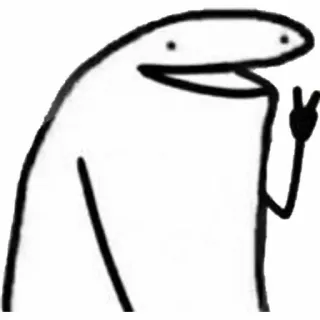 ✌️ florkofcows, meme, peace, sticker, cartoon, character telegram sticker