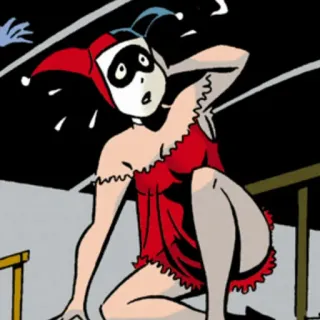 📎 Harley Quinn Harley Quinn, DC Comics, Bösewicht, Narr, Cartoon telegram sticker