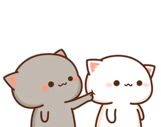 Peach Cats telegram stickers