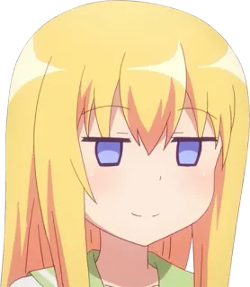 🙃 Gabriel White Tenma Gabriel DropOut anime, manga, cute, girl, blonde, Gabriel DropOut, Gabriel White Tenma whatsapp sticker